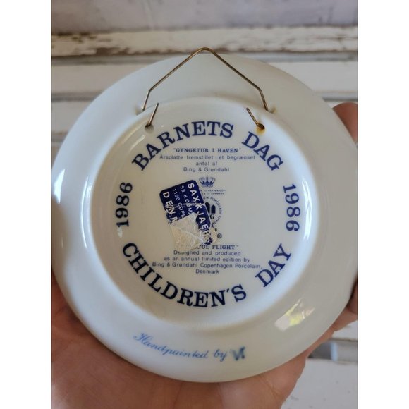 B&g joyful flight 1986 children's Day mini plate b - Picture 3 of 3